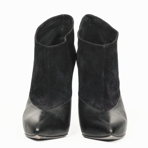 Jimmy Choo Diad Black Suede & Nappa Leather Ankle Boots - Picture 2 of 10